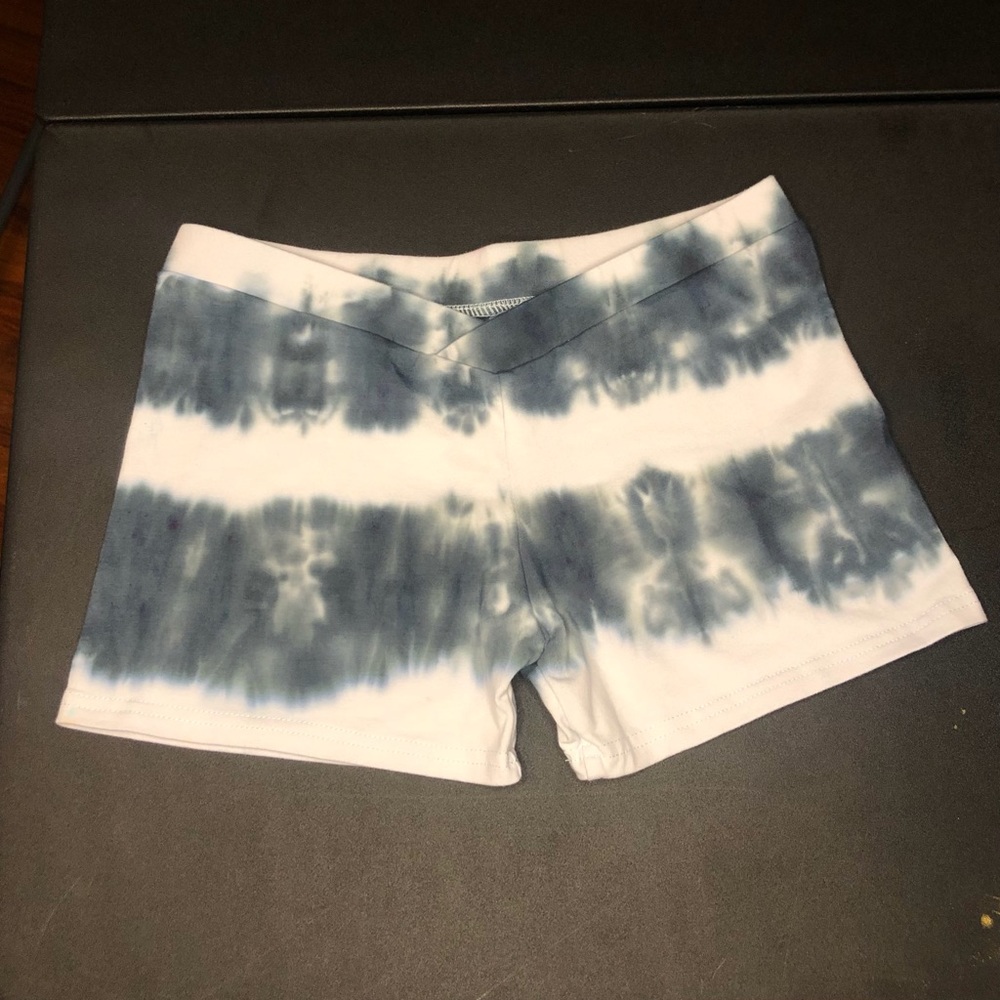 Tie Dye Cotton Dance Shorts